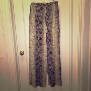 NWT ZARA snake print trousers (small)